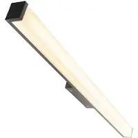 QAZQA Moderne baderomsplasslampe sort 92 cm IP44 - Cascada