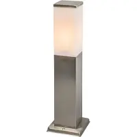 QAZQA Smart utelampe 45 cm stål inkl. Wifi P45 - Malios