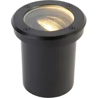 QAZQA Smart utejordspot svart justerbar inkl. Wifi GU10 - Delux
