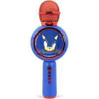 OTL TECHNOLOGIES SONIC the Hedgehog Karaoke Mikrofon PopSing, LED
