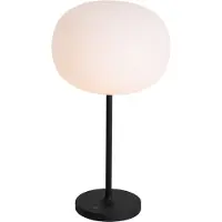 QAZQA Moderne bordlampe hvit oppladbar - Maloi