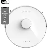 AENO RC2S, Støv pose, Hvit, Rund, White, Akrylonitril-butadien-styren (ABS), Glass, 0,6 l