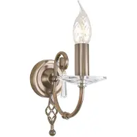 ELSTEAD En-armet vegglampe Aegean