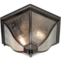 ELSTEAD Bronsefarvet ute-taklampe New England