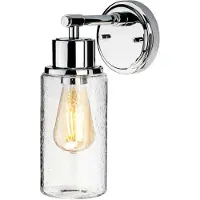 ELSTEAD Vegglampe Morvah, polert krom, 30 cm, IP44