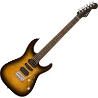 Charvel MJ DK24 HSH 2PT W Mahogany with Flame Maple Wenge Fingerboard Antique Burst