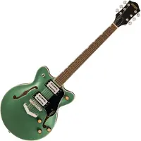 Gretsch G2655 Streamliner Center Block Jr. Double-Cut with V-Stoptail Steel Olive