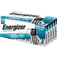Energizer Max Plus AAA batteri Alkali mangan 1,5 V 50 stk