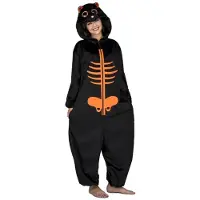 MOM Kostyme: Skjelettkvinne Med Store øyne