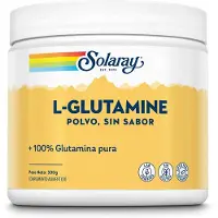 Solaray L-glutaminpulver Nøytral 300gr