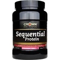 Crown Sport Nutrition Sequential Proteinpulver Til Drikke Jordbær 918g