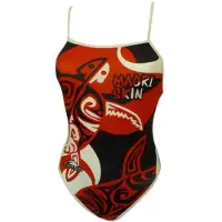 Turbo Maori Skin Tattoo Tynn Stropp Badedrakt