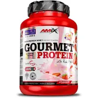 Amix Gourmet Protein Hvit Sjokolade Og Jordbær 1kg