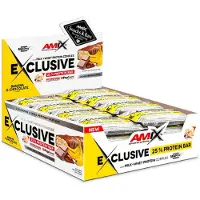 Amix Eksklusiv Eske Med Proteinbarer Sjokolade Banan 85g 12 Enheter