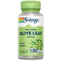 Solaray Olive Leaf 410mg Kapsler 100 Enheter
