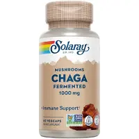Solaray Chaga Fermented 1000mg Immunity Kapsler 60 Enheter