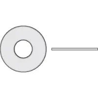 Seachoice Nylon 7/16´´ Flat Skive 100 Enheter