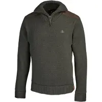 Seeland Haze Windbreaker Knitted Sweater Men Grizzly Brown S
