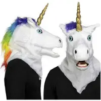 My Other Me Enhjørningsmaske Med Bevegelig Kjeve