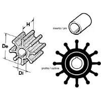 Finnord Mariner/mercury 2-4t 40/80hk 6-blads Propell