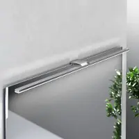 MCJ LED-speilbelysning Triga IP44, krom, 80 cm, 4 000 K