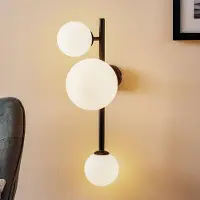 Aldex Vegglampe Dione, 3 lyskilder, svart