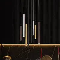 Mantra-Iluminacion Hengelampe Cala, 8 lyskilder, rektangulær, aluminium, jern