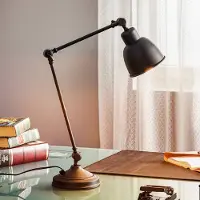 Argon Bordlampe Emoti, svart, 45 cm høy, justerbar