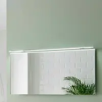 EBIR Esther 2 LED-speilbelysning, krom, bredde 120 cm