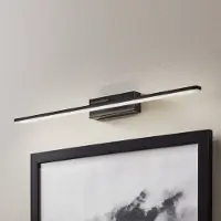 MCJ LED-vegglampe Miroir 60 cm svart 4000K