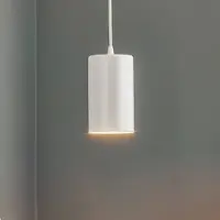 TEMAR LIGHTING Pendellampe ZW Tube 170, 1 lyskilde, hvit