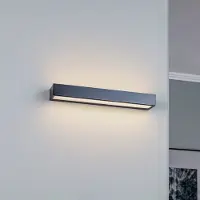 MCJ Mera LED-vegglampe, bredde 40 cm, svart, 4000K