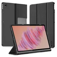 DUX Lenovo Tab Plus Domo Tri-Fold Smart Folio-etui - Svart
