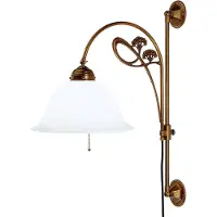 BERLINER MESSINGLAMP Fin vegglampe Aten