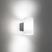 AILATI Utendørs LED-vegglampe Bianca, mørkegrå, plast
