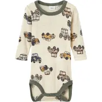 Name it Body I/e - Ull - Noos - NbmWang - Snow White m. Biler - - 74 - Langermet Body