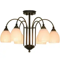 MENZEL ANNO 1900 stilig taklampe med 6 lys