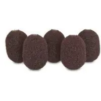 Rycote Lavalier Foams Brown (1 pack of 5)