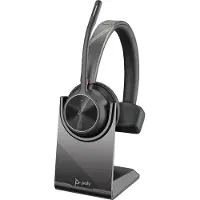 HP Poly Voyager 4310 Bluetooth-hodesett, mono, on-ear, sort