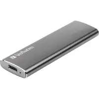 Verbatim Vx500 - SSD - 1 TB - ekstern (bærbar) - USB 3.1 Gen 2 (USB-C-kontakt) - stellargrå
