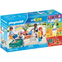 Playmobil Mine Figurer: Shoppingkonstruksjonsspill