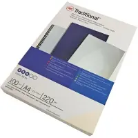 GBC Traditional - A4 (210 x 297 mm) - hvit - 230 g/m² - 100 stk permomslag