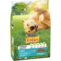 Friskies Purina Light Hund Sterilized med kylling og grønnsaker - 3 kg
