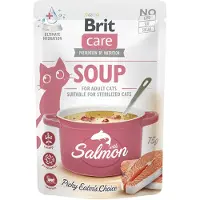Brit Care Våt kattemat Laksesuppe 75g