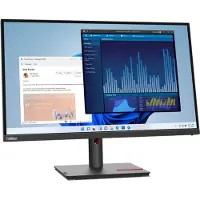 Lenovo ThinkVision T27p-30 - LED-skjerm - 27 - 3840 x 2160 4K @ 60 Hz - IPS - 350 cd/m² - 1300:1 - 4 ms - HDMI, DisplayPort, USB-C - svart