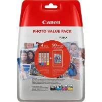 Canon Multipack CLI-571XL + (PP-201 50 sider)