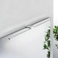 MCJ LED-speilbelysning Triga IP44, krom, 60 cm, 3 000 K