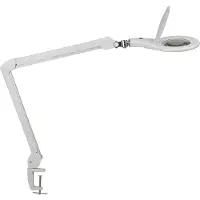 MAUL LED-klemmelampe MAULmakro, hvit, høyde 50 cm