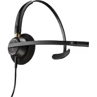 HP Poly EncorePro 510D - EncorePro 500 series - hodesett - on-ear - kablet - Quick Disconnect - svart - TAA-samsvar - Certified for Skype for Business