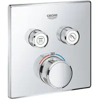 GROHE Grohtherm Smartcontrol Termostat til indbygning med 2 ventiler - 29124000